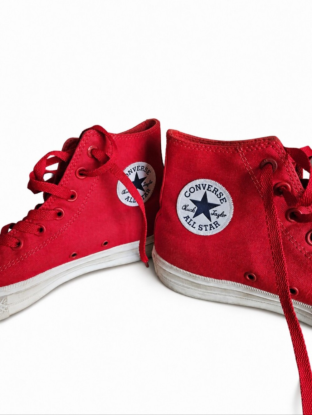 Converse Chuck Taylor All Star II High Top Shoes Red Unisex Men's 8.5 Women's 10
